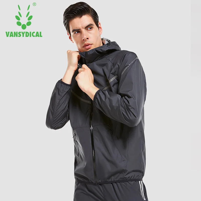 Мужские спортивные куртки Vansydical спортивная одежда для бега фитнеса тренировок