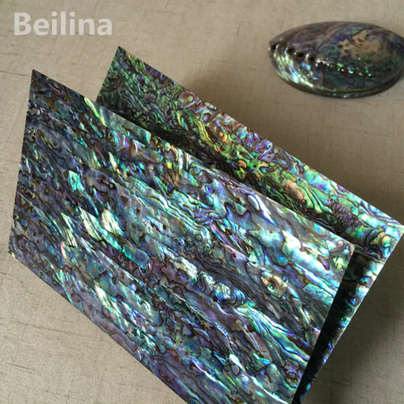 

0.5mm New Zealand paua abalone shell laminate sheet for carved materiad and wood inlay home Crafts decoration size 240mm/140mm