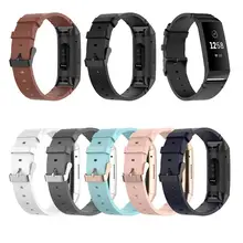 

Replacement Leather Wrist Strap For Fitbit Charge 4 Band Watchband Wristband For Fit bit Charge 3 SE Business Bracelet