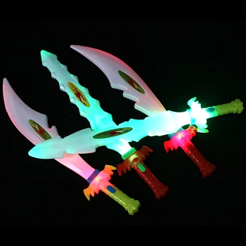 

Colorful Flash Light Sword Toy Luminous Sound Music Knife Toys Kids Gifts