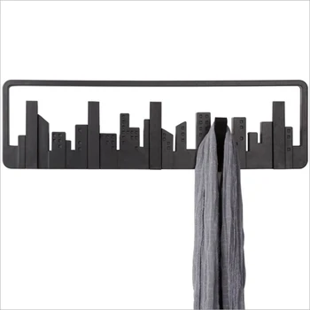 

Horizon Coat Hook Wall Hanging Hook Door Hangers Multi-Group Hook Home Decoration Hooks Black