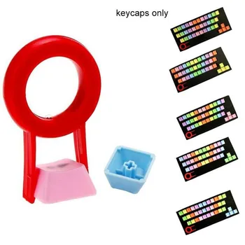 

37pcs PBT Color Matching Key Cap Keycaps for Cherry MX Mechanical Keyboard Keycap Keyboards Color Matching for Computer