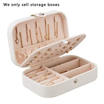 

Korean Version Jewelry Box Earring Necklace Bracelet Storage Box Large Capacity Waterproof