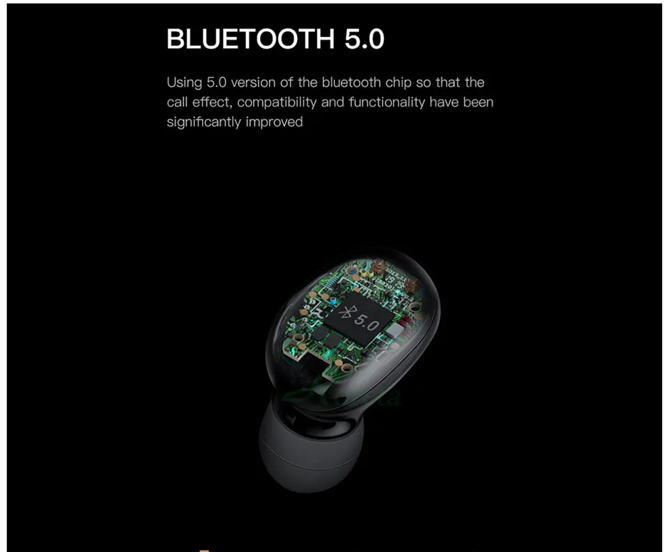 Roreta HBQ-Q32, беспроводные Bluetooth наушники, настоящие 3D стерео наушники, гарнитура, спортивные наушники с микрофоном, зарядная коробка