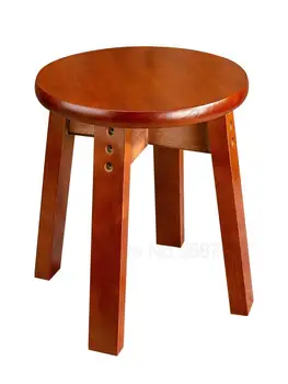 

Low Stool Home Small Bench Living Room Coffee Table Stool Solid Wood Dengzi Fashion Creative Stool Door Change Shoe Bench
