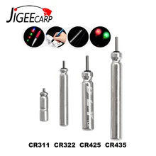 JIGEECARP 5 шт. CR425 CR435 CR322 CR311 электронные рыболовные плавающие батарейки Ночная батарея для рыбалки литиевые штырьковые элементы поплавок аксессуар