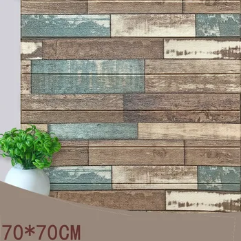 3D Wall Stickers Brick Wallpaper Thicken and Self Adhesive Wallpaper Waterproof DIY Kitchen Bathroom Home Wall Decal Sticker