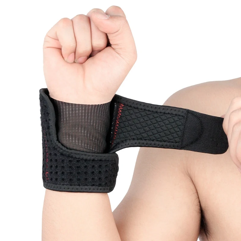 

1 Pcs Breathable Wrist Support Wrap Belt Protector Gym Fitness Sport Accessories Adjustable Spring Support Hand Strap Gear