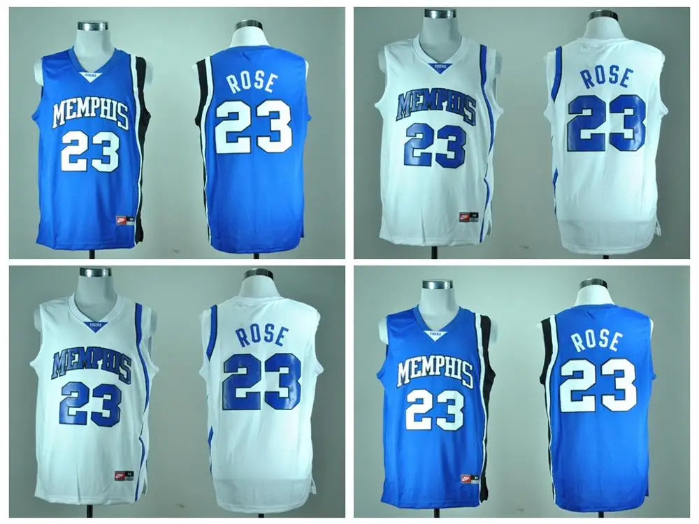 Новое поступление, Memphis Tigers, высокое качество, Derrick Rose Jersey