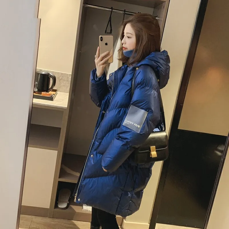 

Autumn And Winter WOMEN'S Dress Winter down Jacket Cotton-padded Clothes Thick Coat Women's Winter down Coat Cotton-padded Jacke