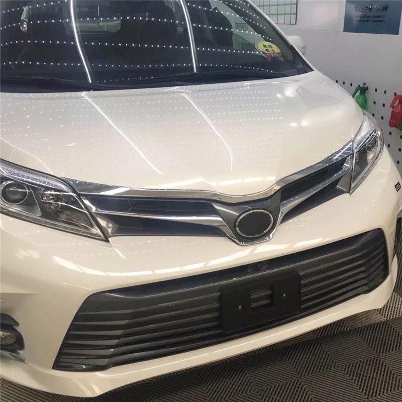 WELKINRY Автомобильная крышка для Toyota Sienna XL30 2015 2016 2017 2018 2019 2020 ABS Хромированная