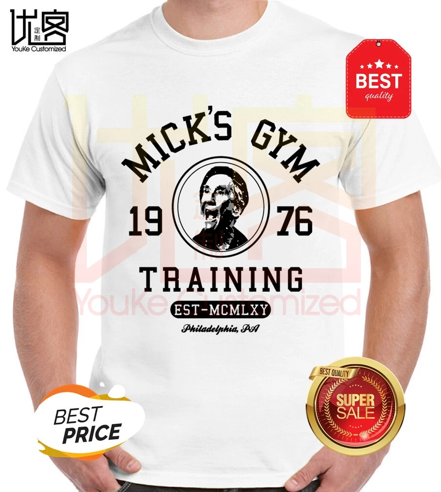 Mighty mick's gym Мужская забавная rocky Футболка Бальбоа боксерский боксер