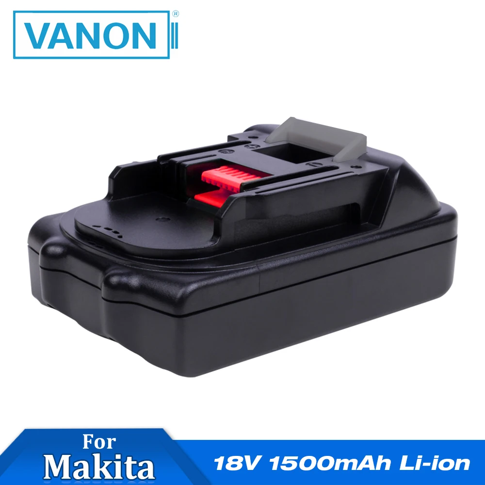 VANON для Makita 18 в 1500 мАч литий-ионный Ач перезаряжаемый Сменный аккумулятор