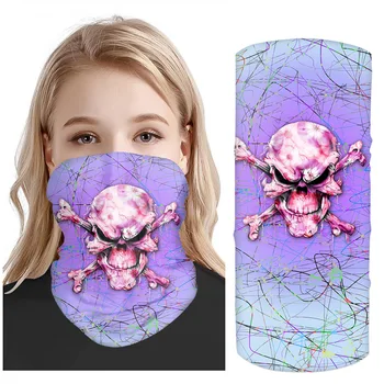

Skull Design Female Magic Series Scarf Men Half Face Mask Anti UV Headband Bandana Headwear Ladies Snood Scarf Foulard Cheveux