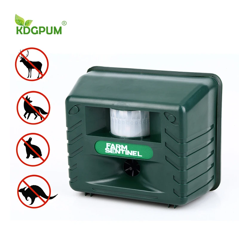 Ultrasonic Animal Repeller Outdoor Repellents Waterproof Pest Sensor Sonic Alarm Deterrent Intelligent Remote | Дом и сад