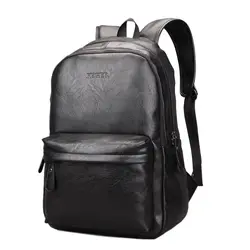 FEGER, школьные сумки, рюкзак для ноутбука, кожзам, мужской рюкзак, модный рюкзак, водонепроницаемый, большой, для путешествий, на каждый день