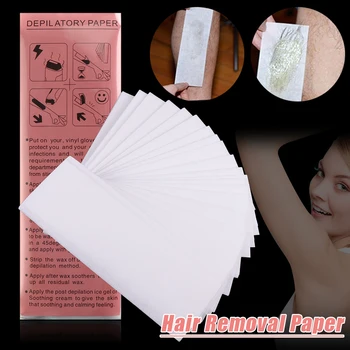 

100X Removal Nonwoven Body Cloth Hair Remove Wax Paper Rolls High Quality Hair Removal Epilator Wax Strip Pape Skin Care DROPSHI