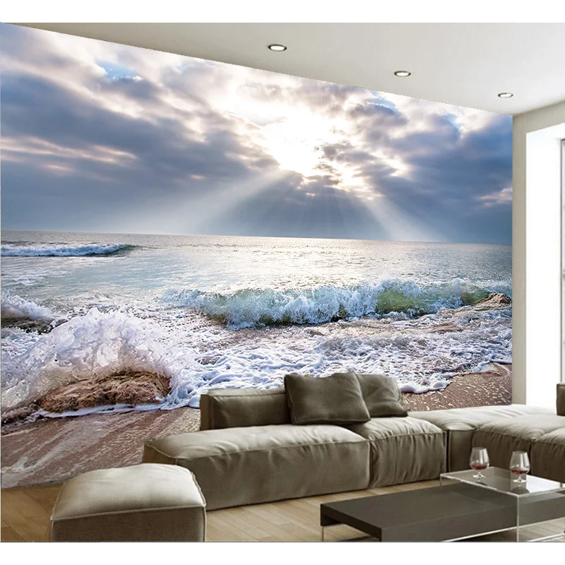 

Landscape Canvas Painting Poster Boat Person Sunset Sea Wave Picture Modern Wall Art Scenery Oil Painting Living Room Home Decor