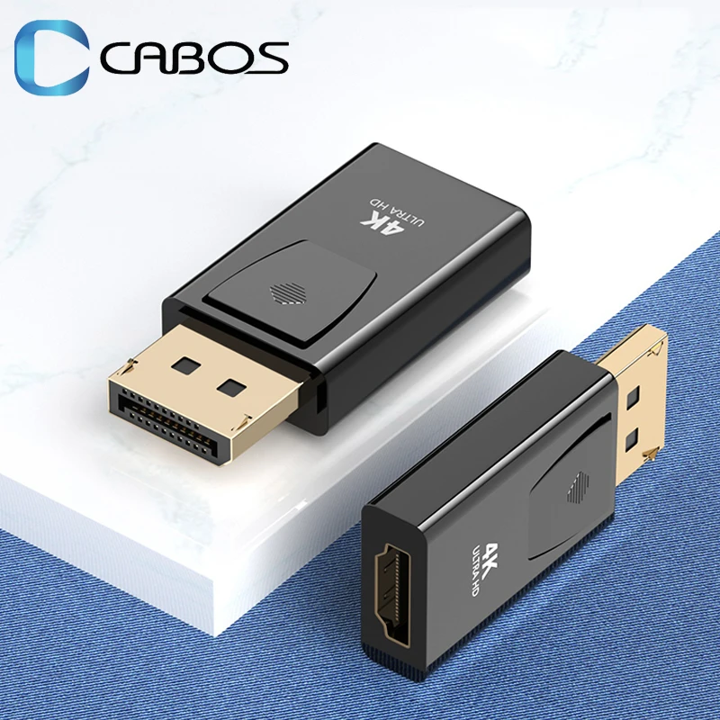 4K DisplayPort-HDMI-совместимый адаптер конвертер 1080P штекер DP-гнездо DisplayPort-HDMI кабель