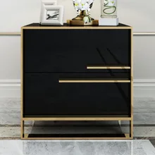 Белый черный Современный Железный литой золотой тумбочка журнальный столик прикроватная тумбочка мебель для дома тумбочка шкаф кровать комната