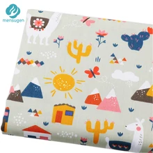 Ткань по метру Альпака кактус хлопчатобумажная ткань для одежды простыня бампер Одеяла наволочки DIY Швейные, ткани для пэчворка