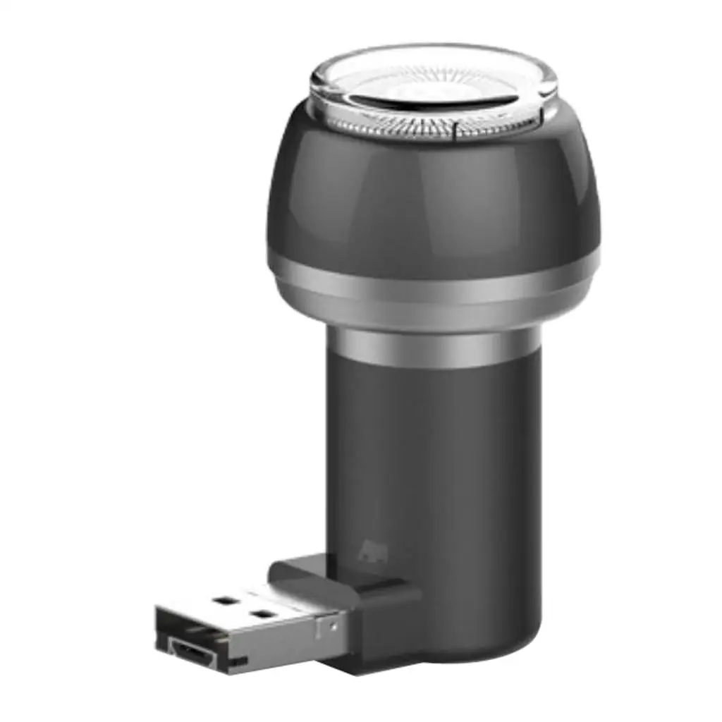 Portable Electric Razor Mini USB+Micro USB Shaver Waterproof Moustache Facial Hair Beard Shaver for Men Women Travel Office