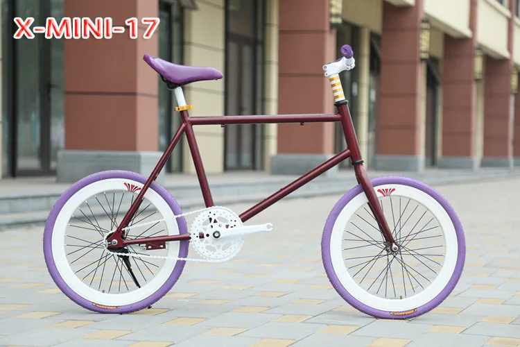Женский велосипед с фиксированной передачей 20 дюймов мини 30 нож для велосипеда розовый задний тормоз горный велосипед дорожный велосипед пляжный велосипед для девушек