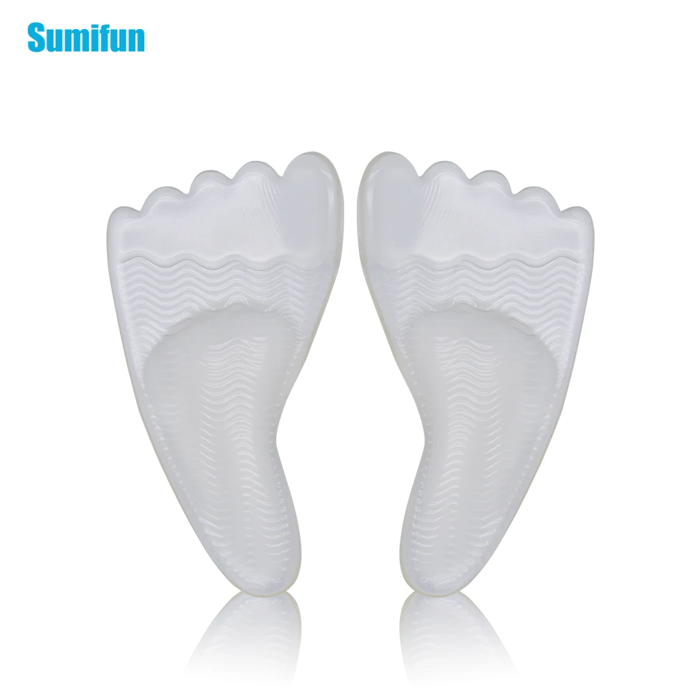 Sumifun/2 шт. Женские силиконовые подушечки для ног Уход за пяткой Очищающая вставка