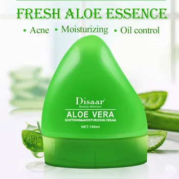 

10PCS Pure Aloe Vera Face Cream Gel Hyaluronic Acid Natural Plants Base Primer Sun Repair Moisturizer Skin Care Aloe Vera Gel