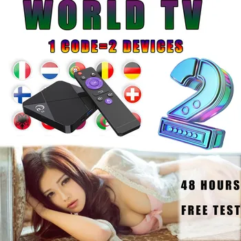 

14 months 2 devices world IPTV for TV box android h96 max hot xxx Spain Netherlands free test no channels include