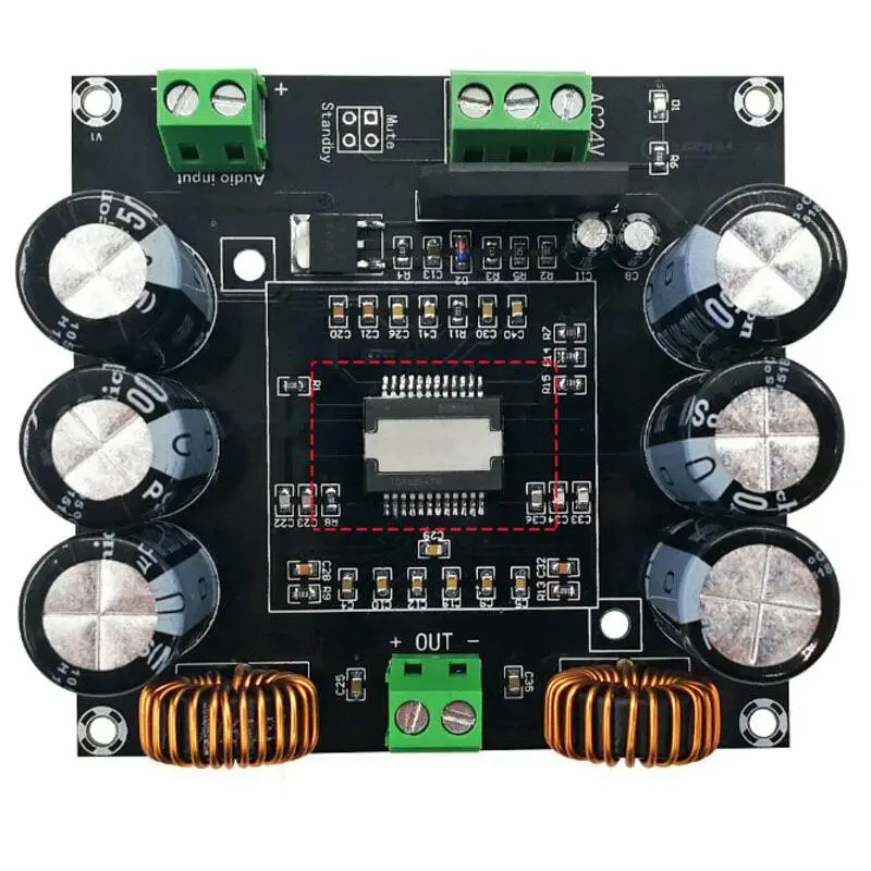 

XH-M253 TDA8954TH Core BTL Mode HIFI Class 420W High Power Mono Digital Amplifier Board D3-003