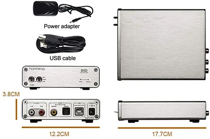 Топпинг D30 HIFI DSD DAC декодер усилителя CS4398 XMOS USB DAC аудио декодер коаксиальный Оптическое волокно 24 бит/192 кГц