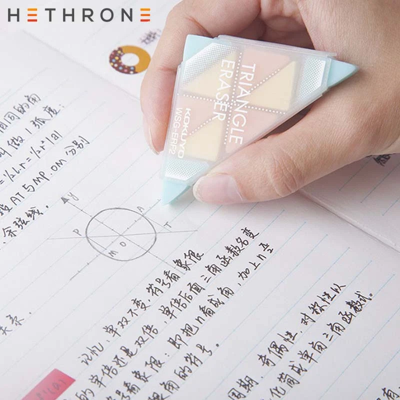 Gommes A Effacer En Caoutchouc Triangle 1pc Durable Gomme A Effacer Crayon Flexible Etudiants Gomas De Borrar Creatif Bricolage Kawaii Gommes Pour Enfant Aliexpress