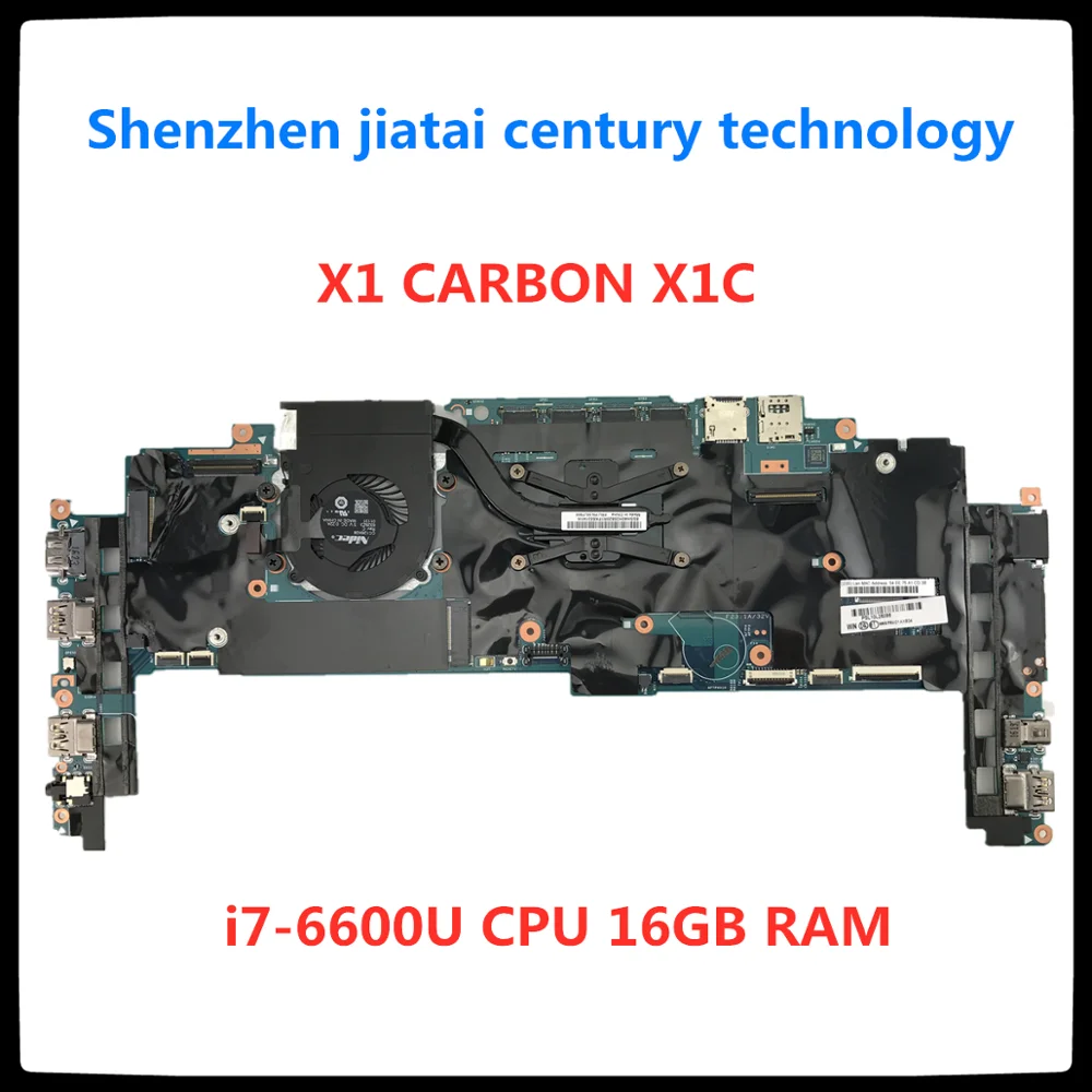 14282-2 м для lenovo ThinkPad X1 CARBON 4th 4Gen type 20FB, 20FC материнская плата для ноутбука Материнская плата i7-6600 процессор 16 Гб FRU 01AX813