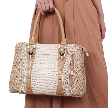 

Famous Brand Women Handbags Ladies Bags Luxury Handbags Women Bags Designer 2020 Fashion Crocodile Leather Bags For Women