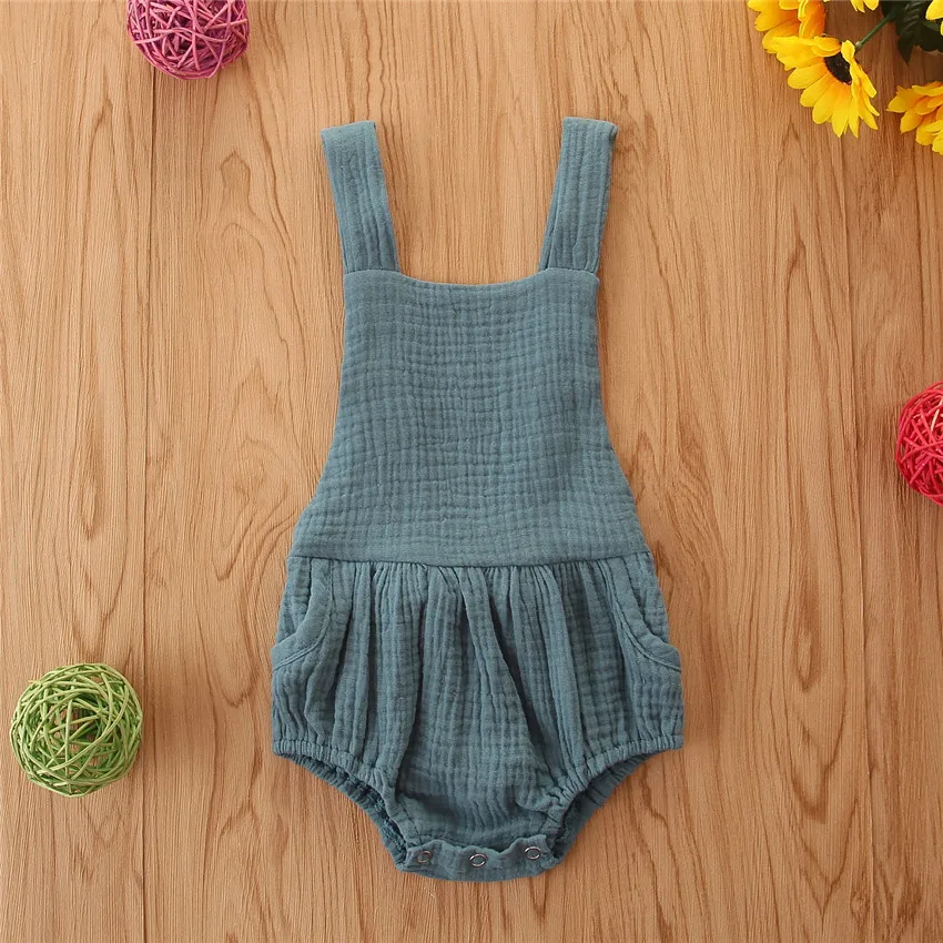 Baby Bodysuits are cool Newborn Infant Baby Girls Romper Cotton Linen Infant Clothes bulk baby bodysuits	