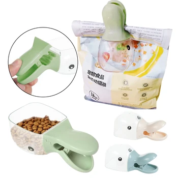 

Pet Food Spoon For Dog Bowls Multi-Function Bowl For Cats/Puppies/Small Dogs Scoop For Cat Food Dog Food Water Bowl Fountain