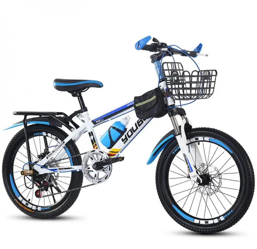 MTB велосипед 18 20 22 дюймов стальной детский горный 26 Fatbike амортизатор велосипеда