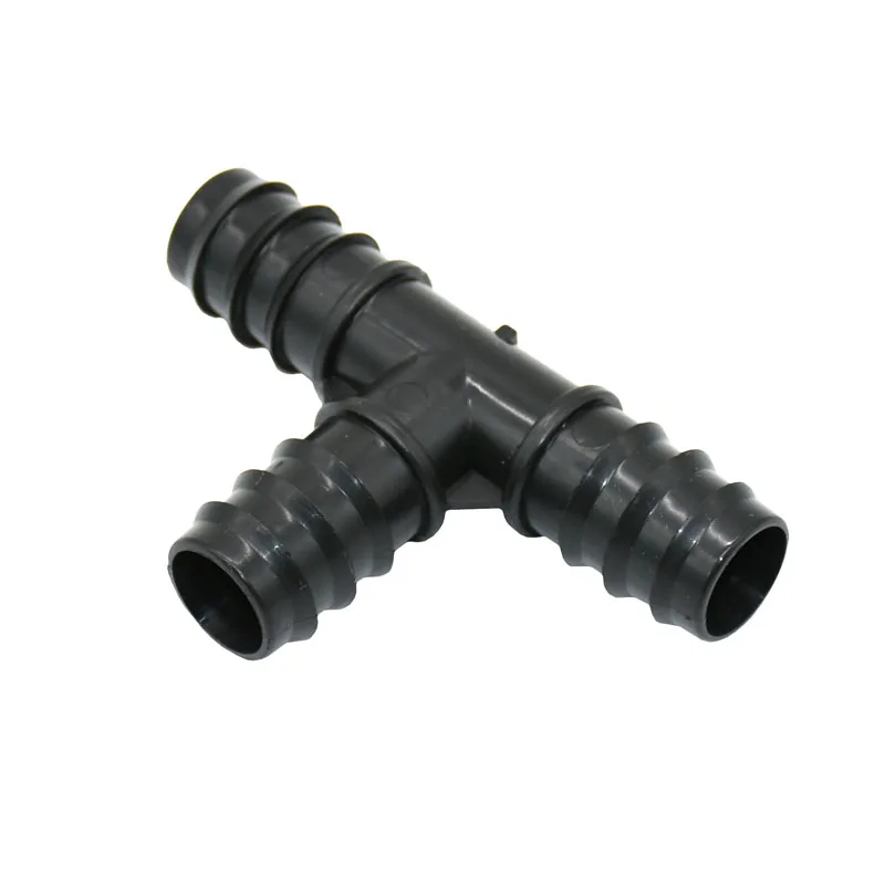 25mm Garden hose tee water splitter DN20 garden irrigation 3 way connector tee barbed adapter 25pcs