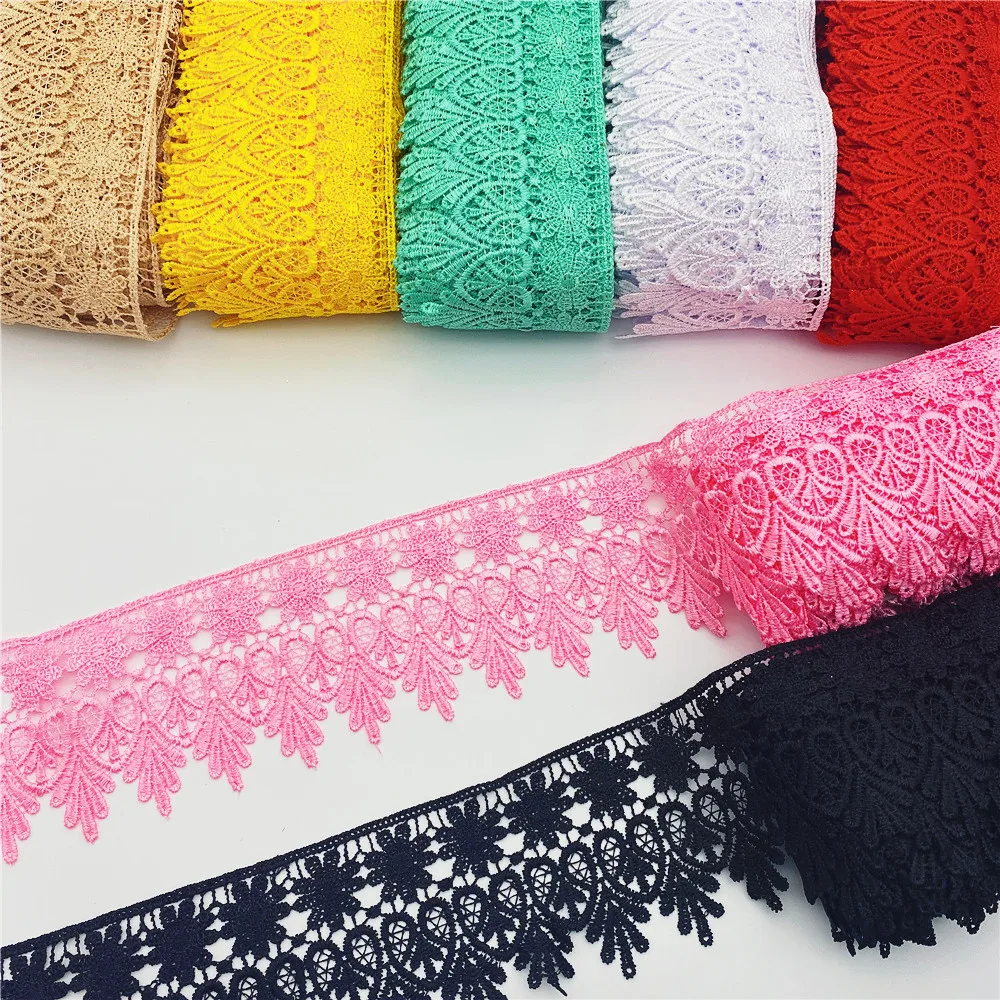Venta al por mayor, muchos colores, adorno de encaje Venise, costura DIY de  boda para artesanía de prendas - AliExpress, image size:1000x1000