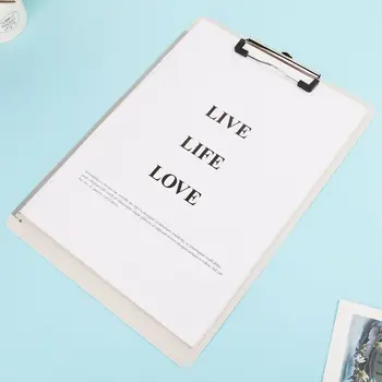 

1 Pc A4 Clipboard Writing Pad File Folders Document Holder Paper Clip Office Supply