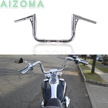 1" Rise мотоцикл Ape Clubman руль для Harley XL Sportster Dyna LowRider Street Fat Bob FXD 32" широкий конус ручки
