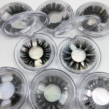 

Wholesale Free DHL 25mm Extra Length Dramatic Mink Fur Eyelashes Mikiwi 3D Mink Lashes cruelty free custom logo sticker