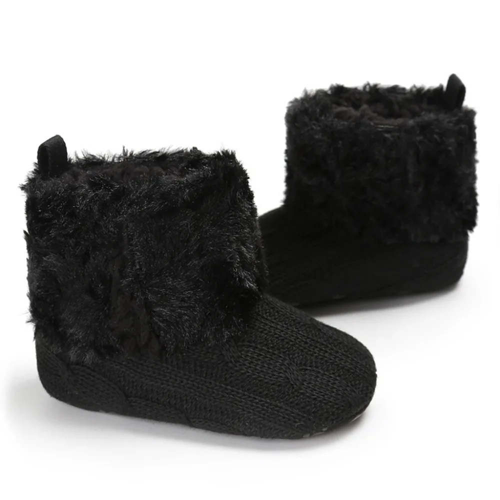 Toddler Kid Baby Girls Cute Toddler First Walk Winter Casual Warm Shoes Botas Mujer Invierno Baby Snow Boots Winter Shoes 4
