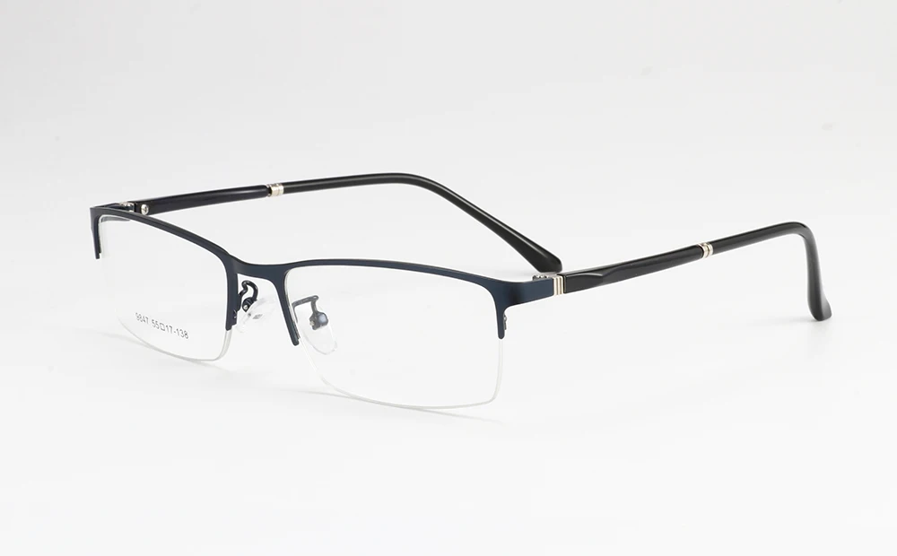 Мужские металлические очки TR90 прозрачные линзы полуочки Oculos De Grau Близорукость Оптические очки для чтения