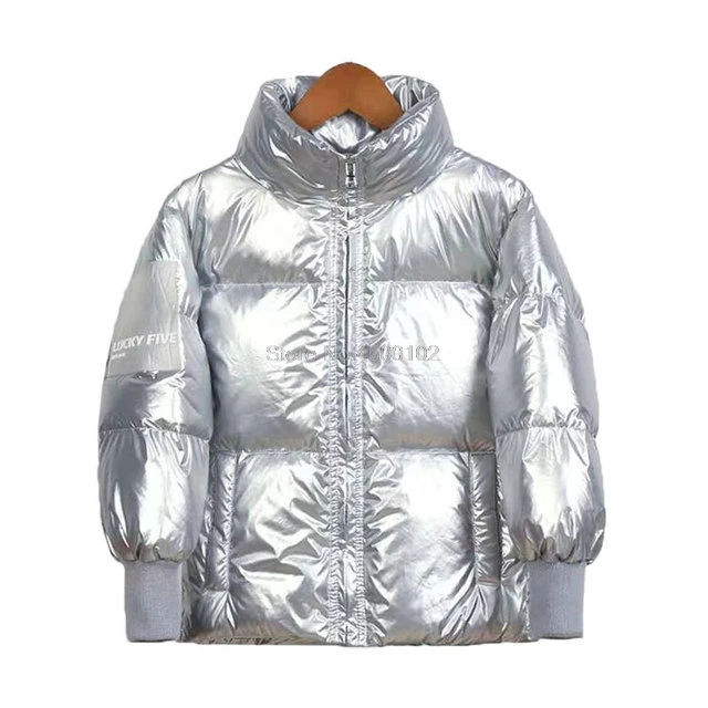 Детская белая куртка-пуховик От 4 до 13 лет для мальчиков и девочек теплое пальто модная детская верхняя одежда зимнее желтое однотонное пальто для мальчиков J145