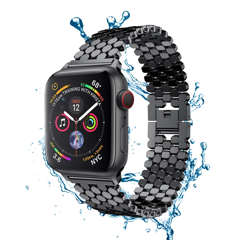 

metal strap for apple watch 5 4 band 44mm 40mm 42mm 38mm iwatch series 5/4/3/2/1 belt stainless steel bracelet Accessories