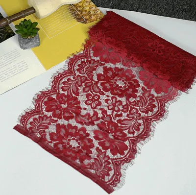 color 4 23 цветные ресницы кружево ткань DIY Ручная работа одежда юбка кружевная бейка для отделки нижнего белья Текстиль для дома ткань - Цвет: color 4