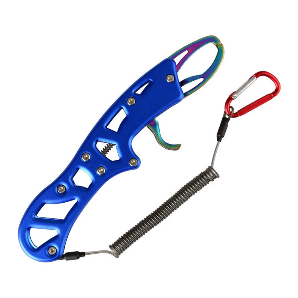 AS Fish Lip Gripper Assist With Weight Scale Pilers Professional Aluminum  Alloy Holder Grabber Grip Tool Lure Fishing Tackle
