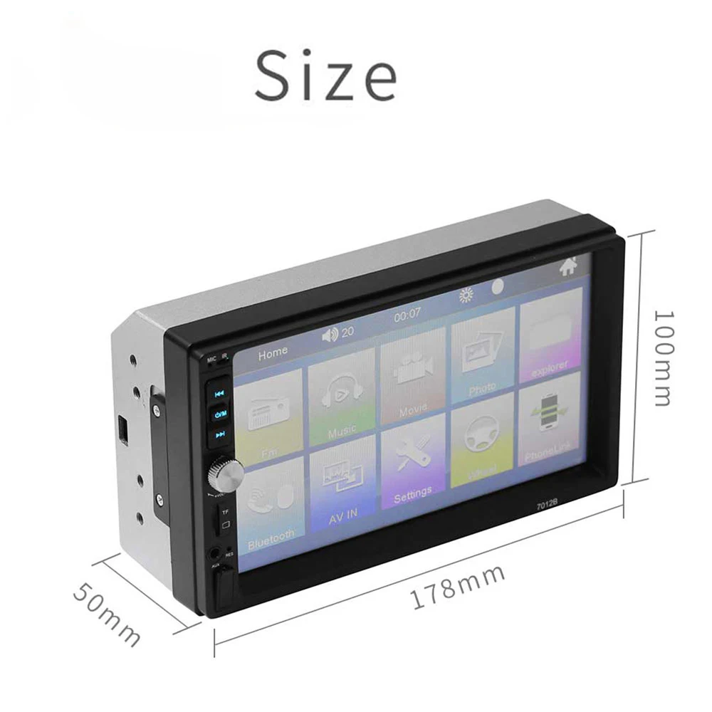  Aaae 7023B 2 Din Auto Radio Hd 7 